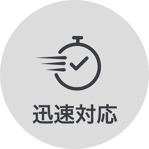 迅速対応